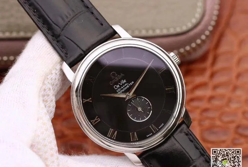 Omega De Ville Prestige 4813.40.01 Men Watches 1:1 Best Edition Replica Watch Swiss ETA 9015 Black dial